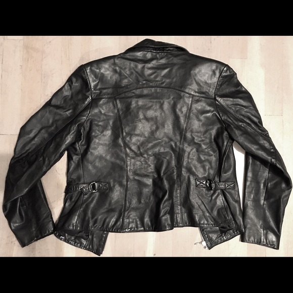 Guess 90’s Style Leather Jacket - Picture 3 of 4